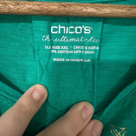 Chicos - Green Tee - Picture 5 of 6